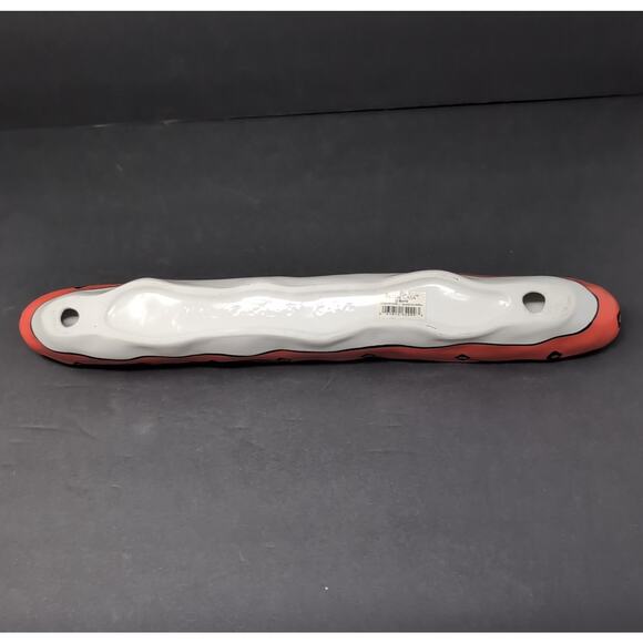 Bella Casa By Ganz Olive Boat Tray Server Ceramic Dish Appetizer Charcuterie - Picture 9 of 12